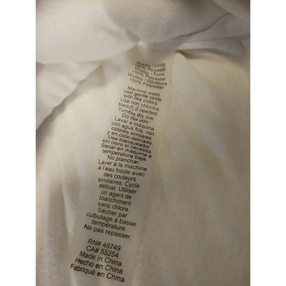 Nanette Lepore White Fuzzy Pullover XL - Saints Black & Gold!!! - Picture 6 of 8